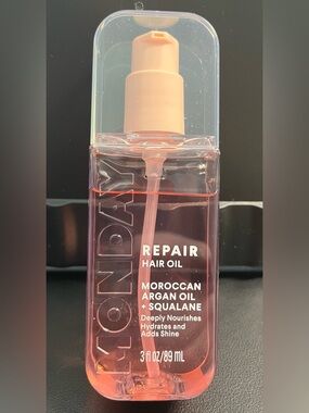 Monday Repair Hair Oil — Moroccan Argan Oil + Squalane -  3 oz.